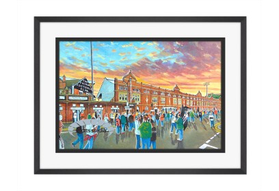Craven Cottage Stadium 'Going to the Match' Fine Art  - Fulham FC Craven Cottage Stadium 'Going to the Match' Fine Art  - Fulham FC